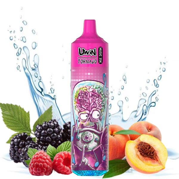 UWIN Crystal Nicotina - UWIN CRYSTAL vaporizador desechable 35k baya de durazno D62627