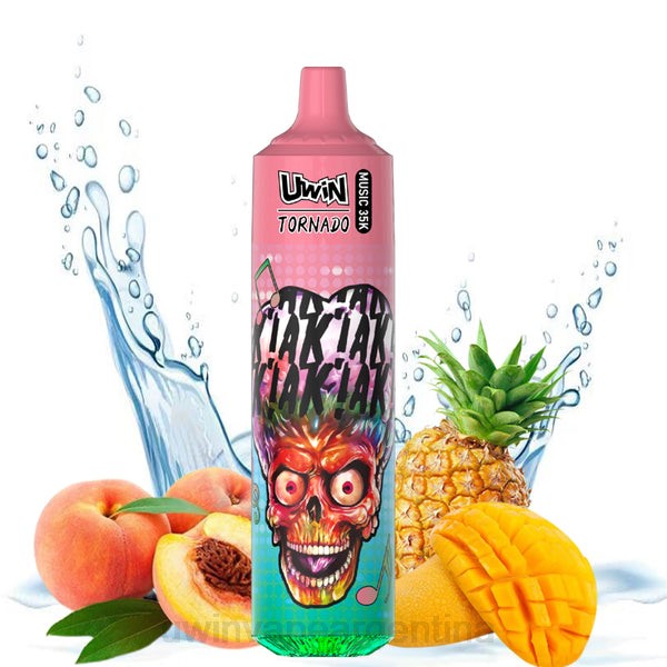 UWIN Crystal Sabores - UWIN CRYSTAL vaporizador desechable 35k durazno mango piña D62625
