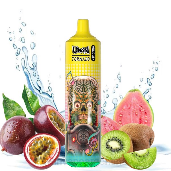 UWIN Vape Online - UWIN CRYSTAL vaporizador desechable 35k kiwi maracuyá guayaba D62623