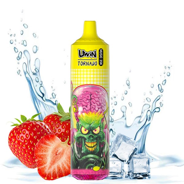 UWIN Vape Precio - UWIN CRYSTAL vaporizador desechable 35k hielo de fresa D62624